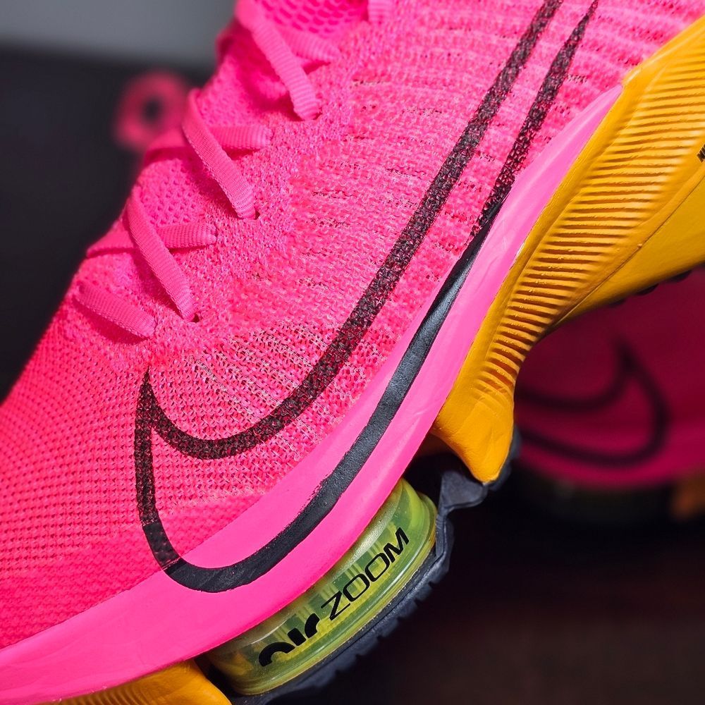 Nike Air Zoom Tempo Next% Flyknit Running Shoes Men's 8 Hyper Pink CI9923-600 - Picture 15 of 16